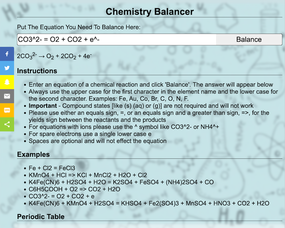 image of chemistry solver site